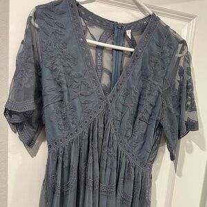Pinkblush Blue Lace Dress